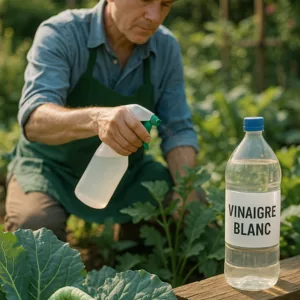 Vinaigre blanc contre les chenilles