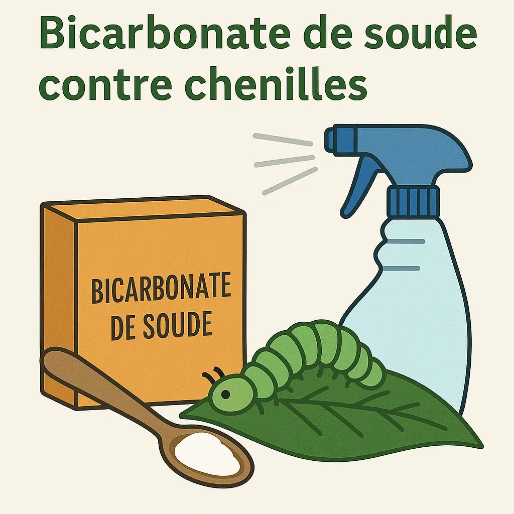 Bicarbonate de soude contre les chenilles
