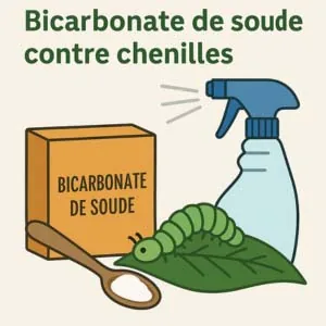 Bicarbonate de soude contre les chenilles