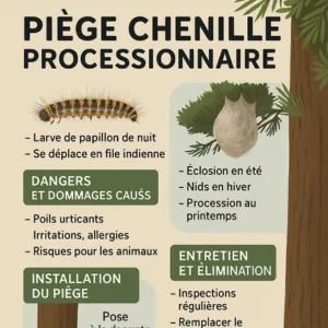 Piège à chenilles processionnaires