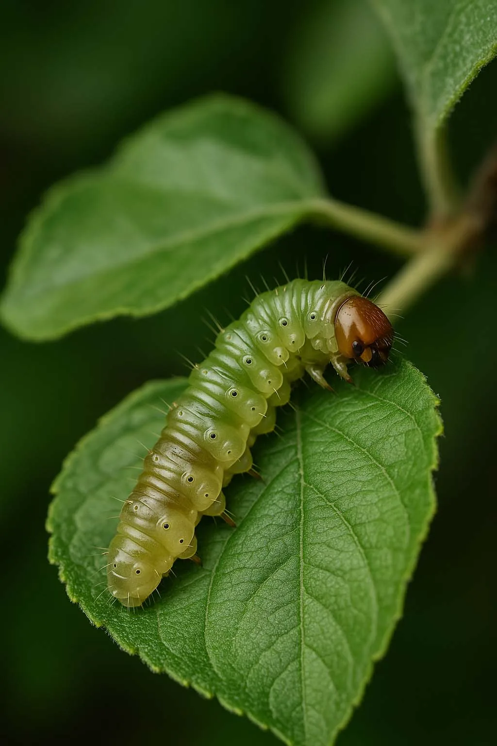 Chenille du pommier