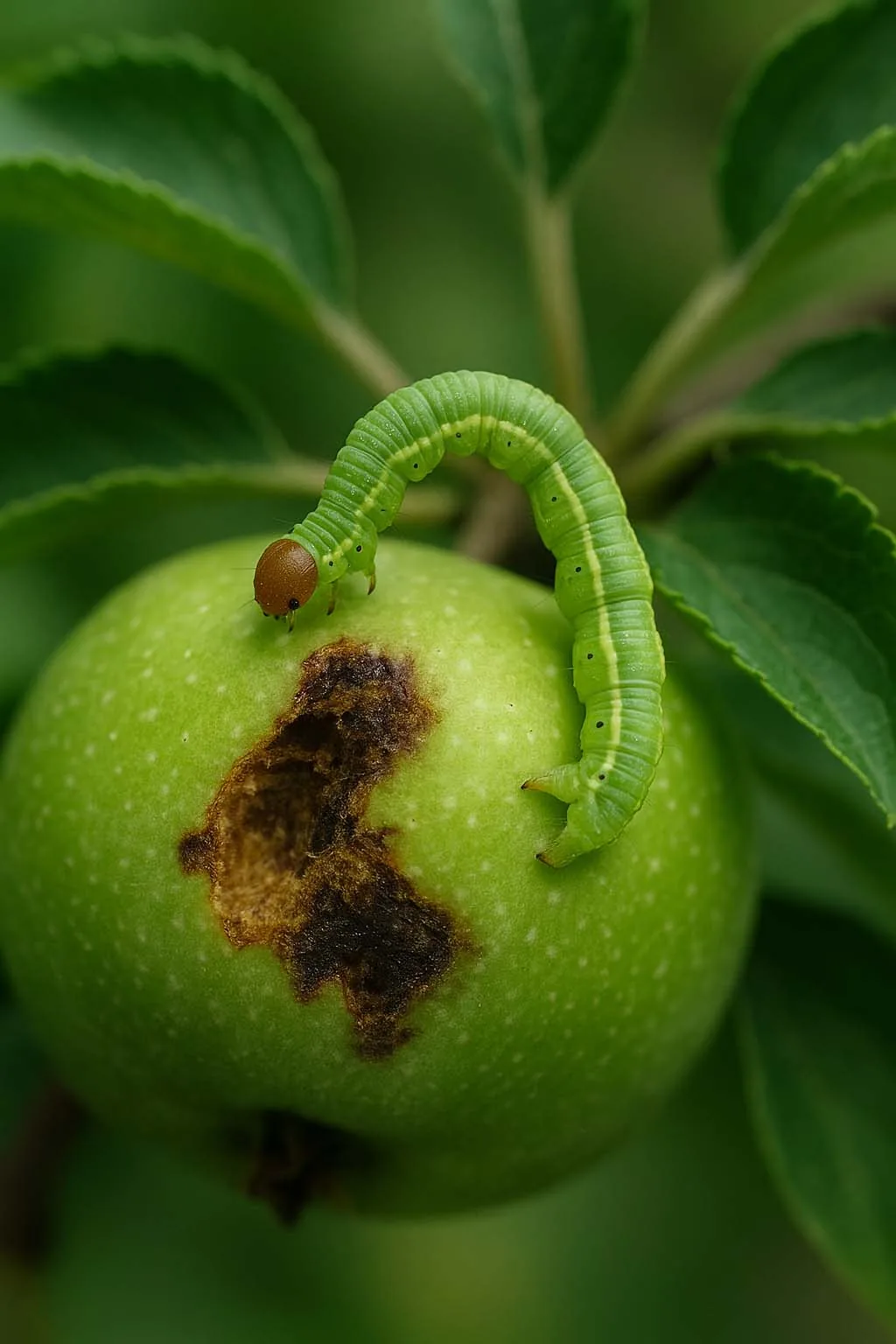 Chenille du pommier